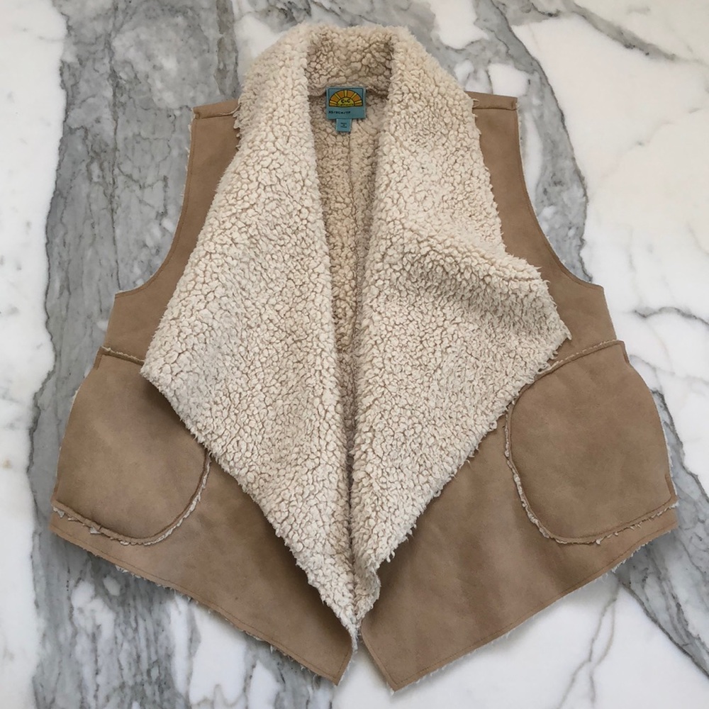 C&C California Faux Shearling Vest